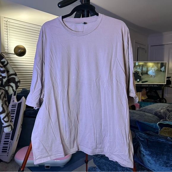 ASOS Design Oversized T-Shirt in Purple with Mushroom Back Print - Picture 7 of 9